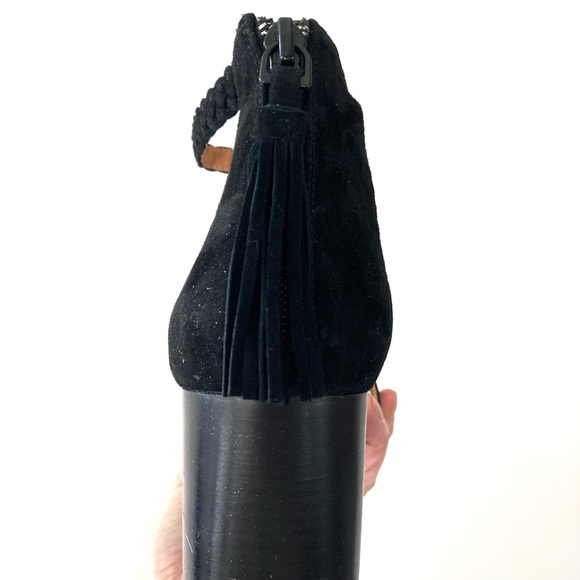 SEYCHELLES / suede black block heel sandal NWOT - Picture 4 of 6